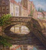 Verkocht.Versteeg.L.P.Versteeg.1901-1993. Vlaaming brug Brugge.